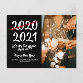 Postal Festiva Año Nuevo 2020 2021