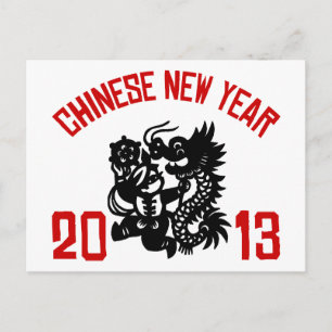 Postal Festiva Año Nuevo chino 2013