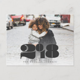POSTAL FESTIVA AÑO NUEVO INTRÉPIDO
