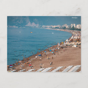 Postal Festiva Antalya Turkey Konyaalti Mar Holiday Coast Gezi