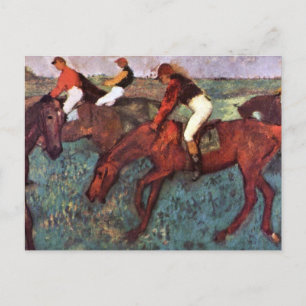 Postal Festiva Antes del inicio de la formación de Jockeis - Pint