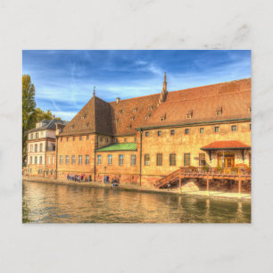 Postal Festiva Antigua Casa Personalizado de Estrasburgo