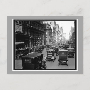 Postal Festiva Antigua Pascua 1913 5ª Avenida Nueva York foto