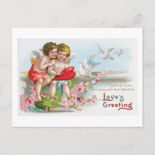 Postal Festiva Antique Valentine (Anverso)