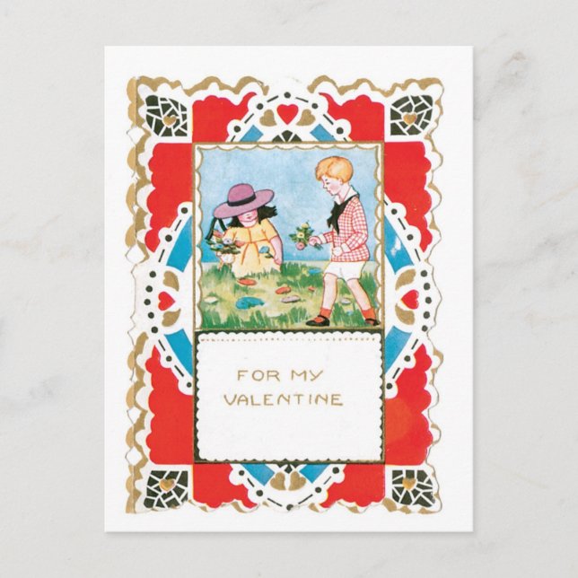 Postal Festiva Antique Valentine (Anverso)