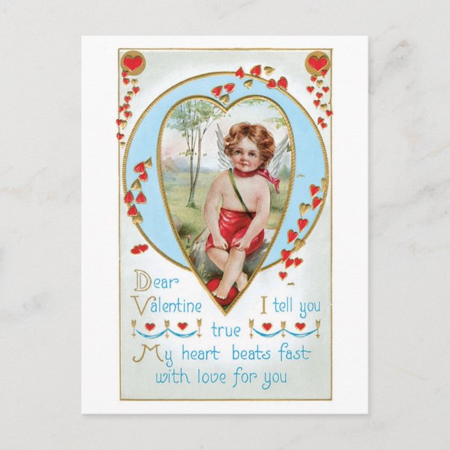 Postal Festiva Antique Valentine (Anverso)