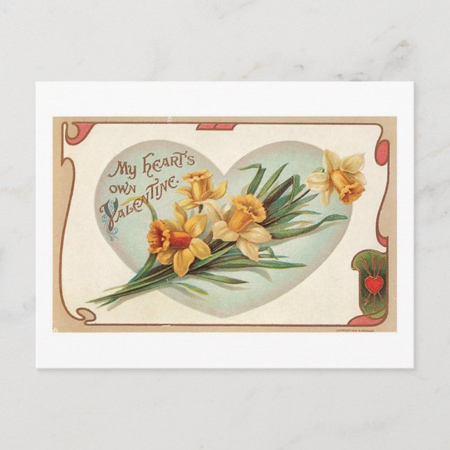 Postal Festiva Antique Valentine (Anverso)