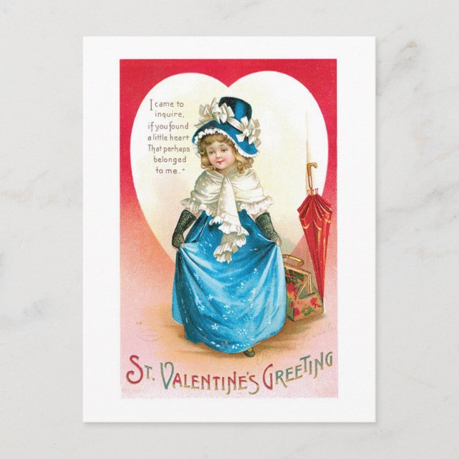 Postal Festiva Antique Valentine (Anverso)
