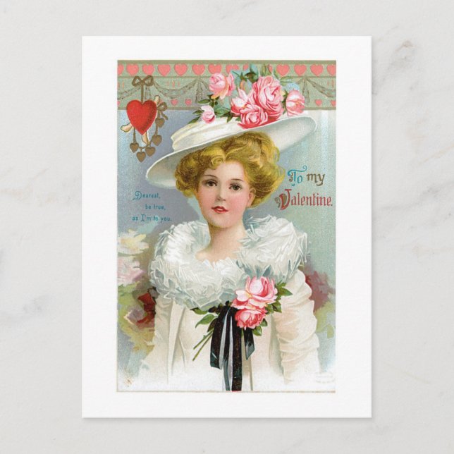 Postal Festiva Antique Valentine (Anverso)
