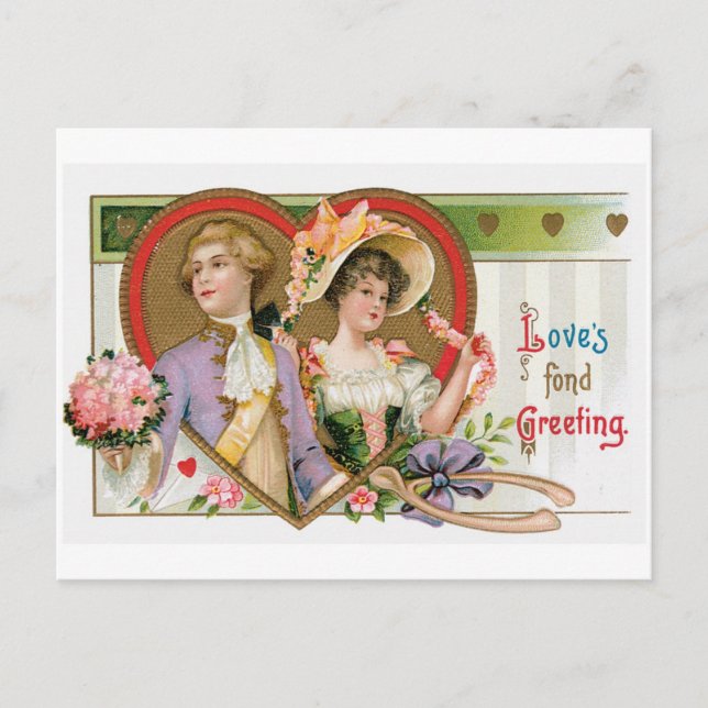 Postal Festiva Antique Valentine (Anverso)