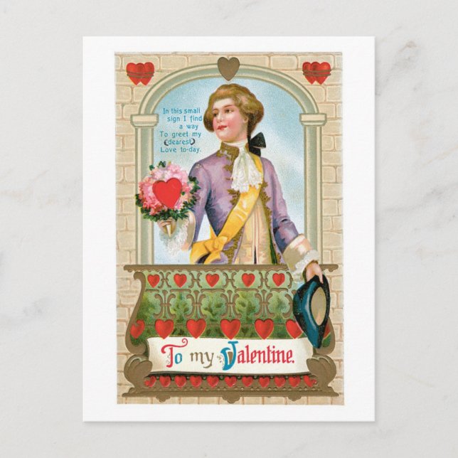 Postal Festiva Antique Valentine (Anverso)