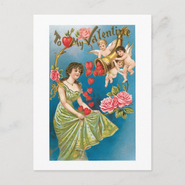 Postal Festiva Antique Valentine (Anverso)