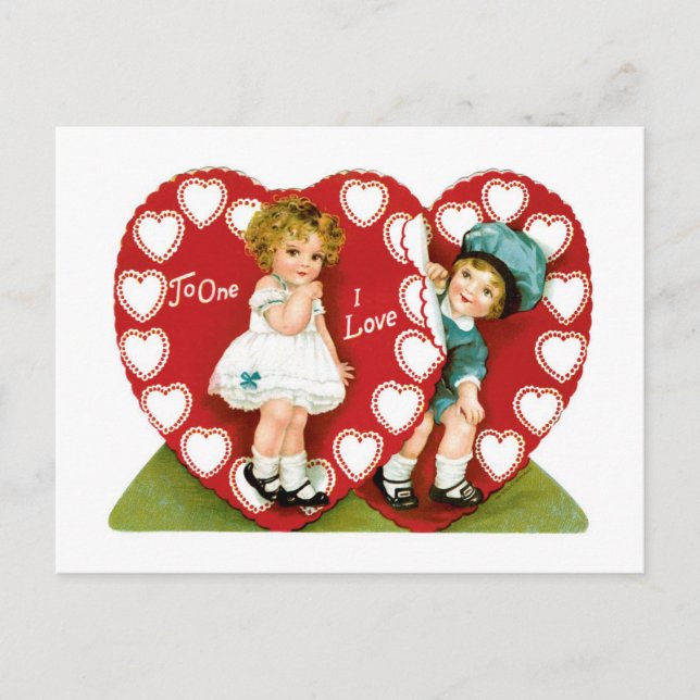 Postal Festiva Antique Valentine (Anverso)