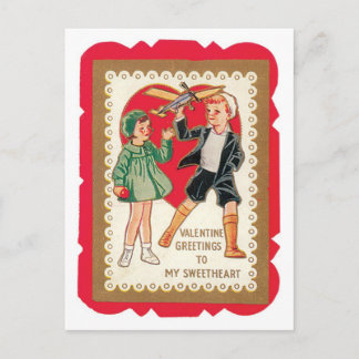 Postal Festiva Antique Valentine