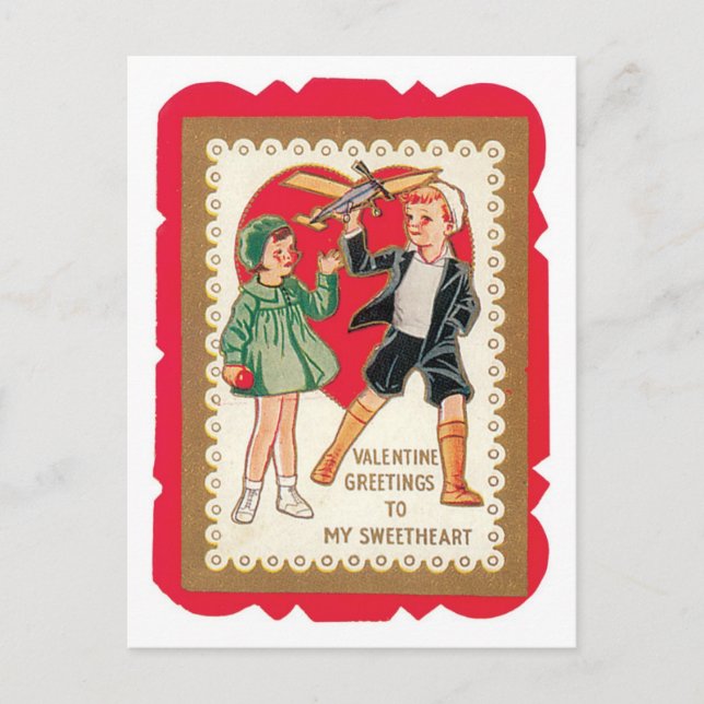 Postal Festiva Antique Valentine (Anverso)