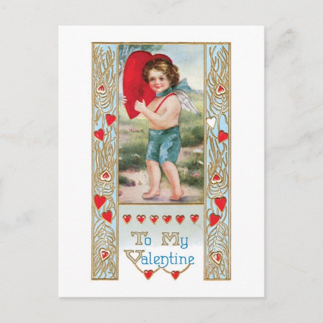 Postal Festiva Antique Valentine (Anverso)