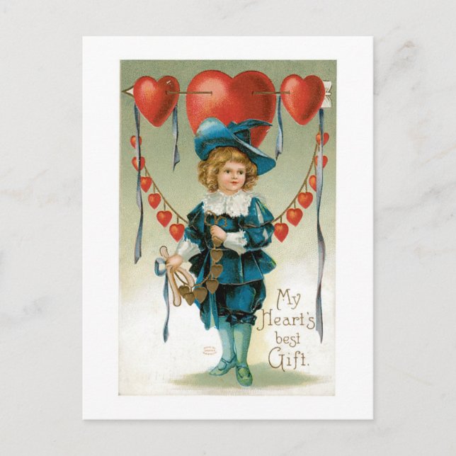 Postal Festiva Antique Valentine (Anverso)