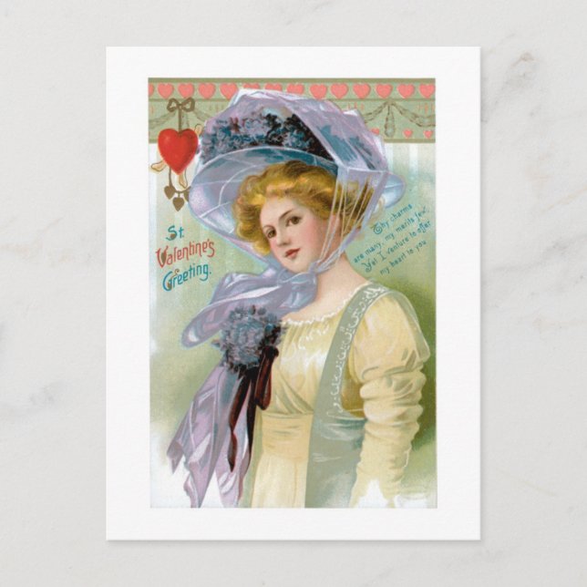 Postal Festiva Antique Valentine (Anverso)