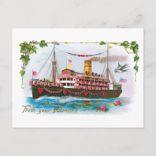 Postal Festiva Antique Valentine (Anverso)