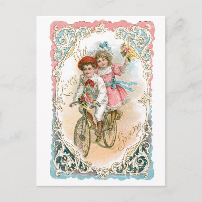 Postal Festiva Antique Valentine (Anverso)