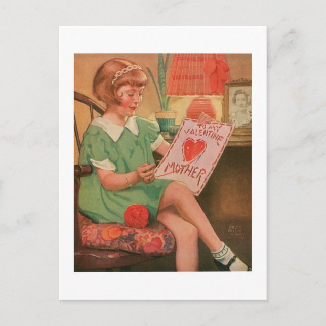Postal Festiva Antique Valentine (Anverso)