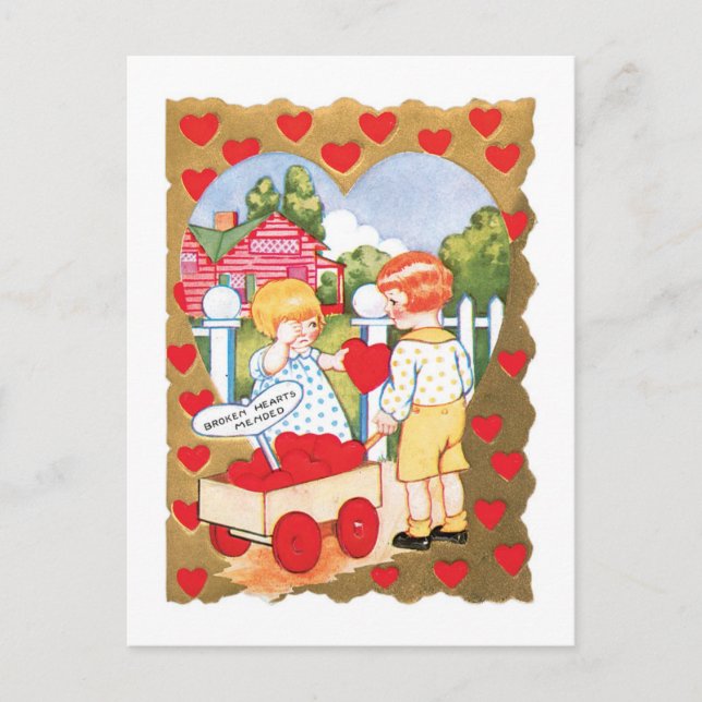 Postal Festiva Antique Valentine (Anverso)