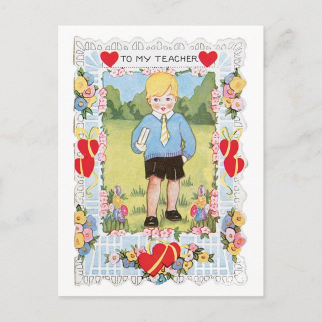 Postal Festiva Antique Valentine (Anverso)