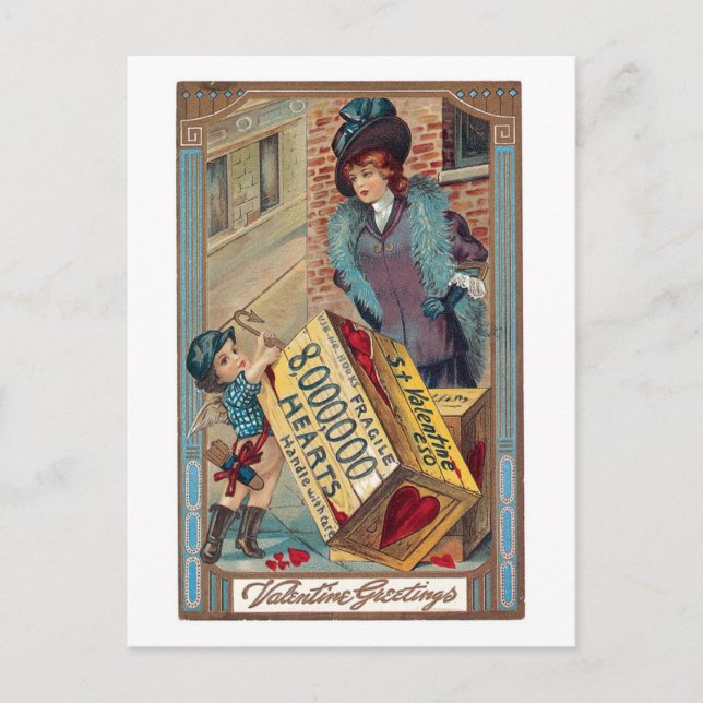 Postal Festiva Antique Valentine (Anverso)