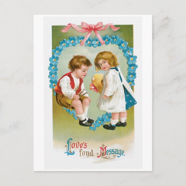 Postal Festiva Antique Valentine (Anverso)
