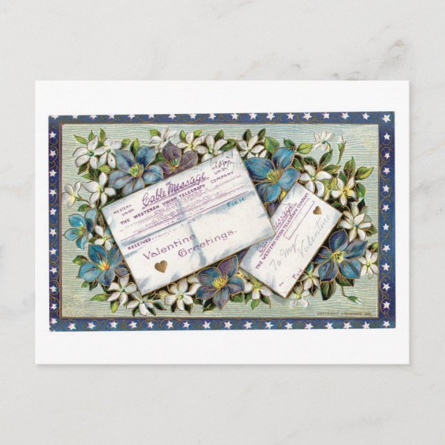 Postal Festiva Antique Valentine (Anverso)