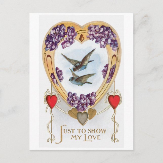 Postal Festiva Antique Valentine (Anverso)