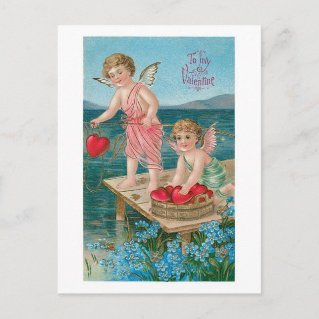 Postal Festiva Antique Valentine (Anverso)
