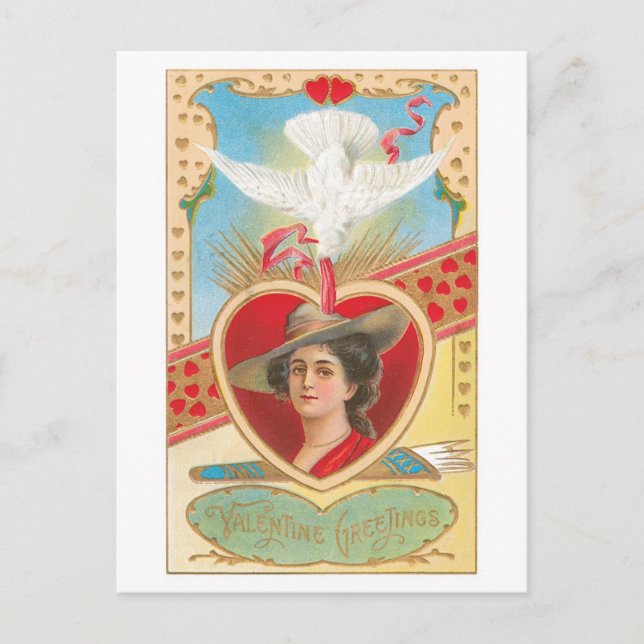 Postal Festiva Antique Valentine (Anverso)