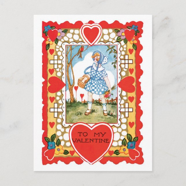 Postal Festiva Antique Valentine (Anverso)