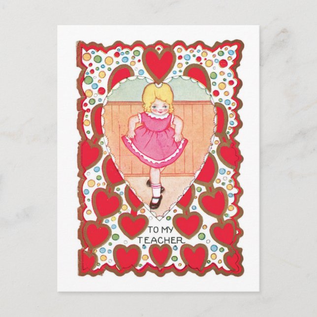 Postal Festiva Antique Valentine (Anverso)