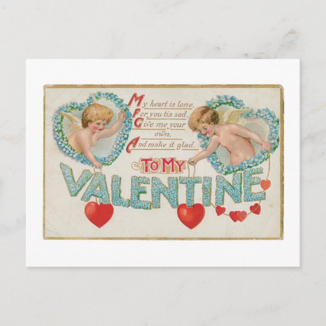 Postal Festiva Antique Valentine (Anverso)