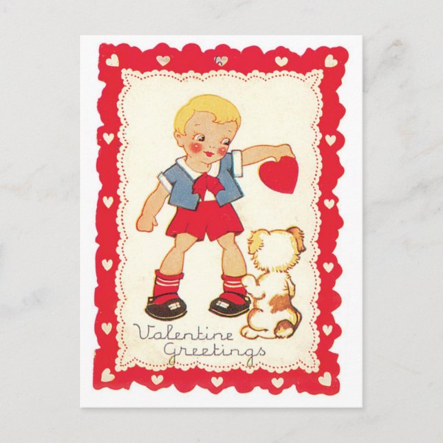 Postal Festiva Antique Valentine (Anverso)