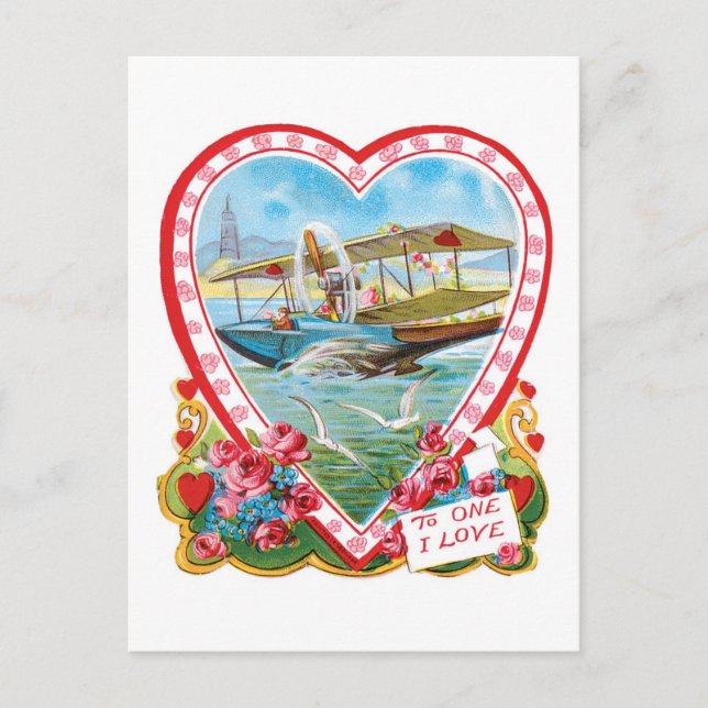 Postal Festiva Antique Valentine (Anverso)