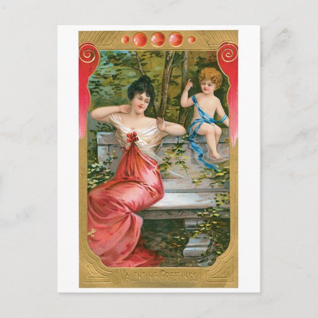Postal Festiva Antique Valentine (Anverso)
