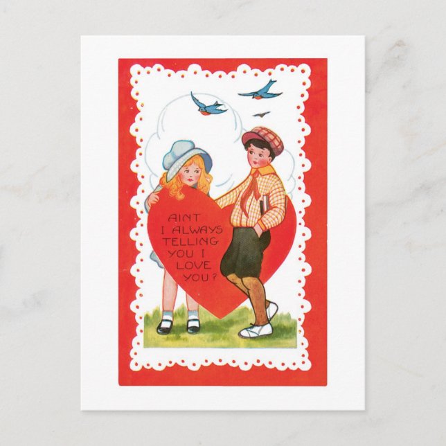 Postal Festiva Antique Valentine (Anverso)