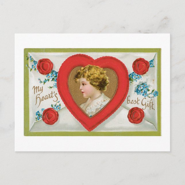 Postal Festiva Antique Valentine (Anverso)