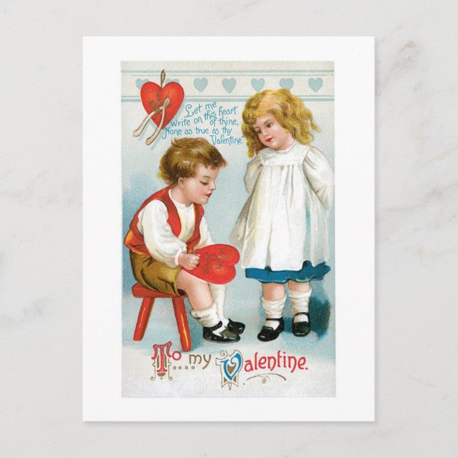 Postal Festiva Antique Valentine (Anverso)