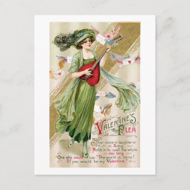Postal Festiva Antique Valentine (Anverso)