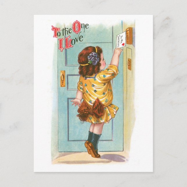 Postal Festiva Antique Valentine (Anverso)