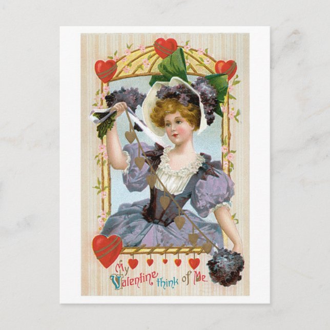 Postal Festiva Antique Valentine (Anverso)