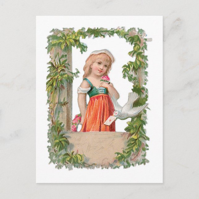 Postal Festiva Antique Valentine (Anverso)