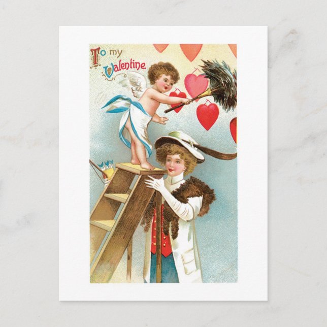 Postal Festiva Antique Valentine (Anverso)