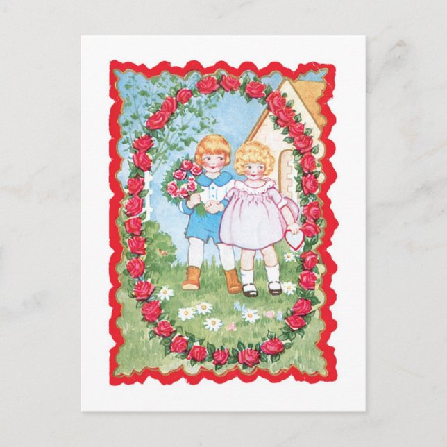 Postal Festiva Antique Valentine (Anverso)