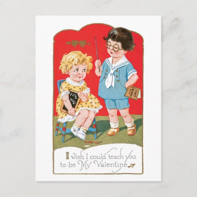 Postal Festiva Antique Valentine (Anverso)