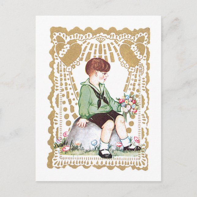 Postal Festiva Antique Valentine (Anverso)